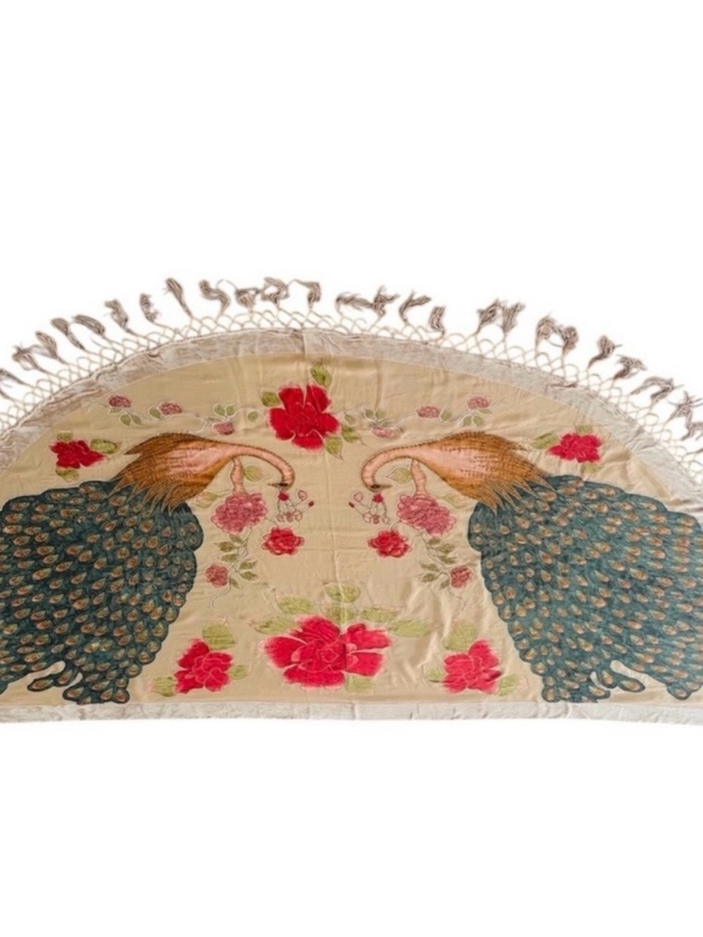 🔴 Elegant Peacock Embroidered
Shawl - Picture 6 of 15